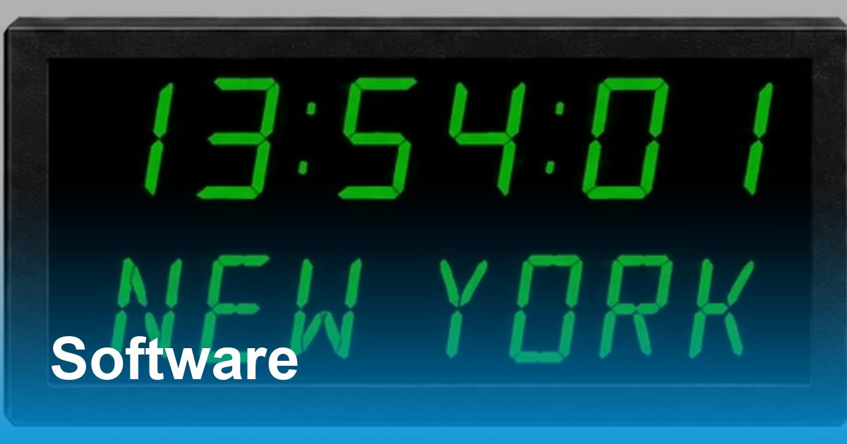 Software | Masterclock